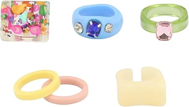 Chunky Rings Resin Rings Plastic Rings 