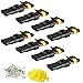 CESFONJER Imperméable à l'eau Connecteur, Électrique Prise Mâle et Femelle, AWG Connecteur étanche électrique pour Moto Scooter Auto Truck Marine Fil Harnais Sockets (4 Pin × 8 Ensembles)