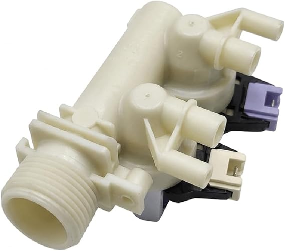 Ariston Hotpoint Indesit İle Uyumlu Çamaşır Makinesi Çift Girişli Su Ventili, C00110333, Sert Plastik