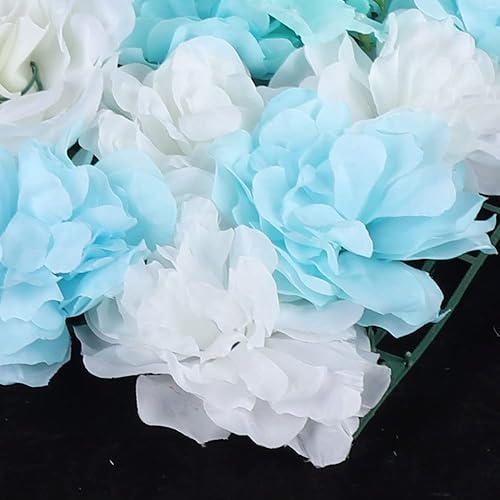 Miniatura 4 de Panel de pared de flores, telón de fondo floral, 6/12 piezas de rosas artificiales para bodas, fiestas, guardería, habitación de bebé, hogar,