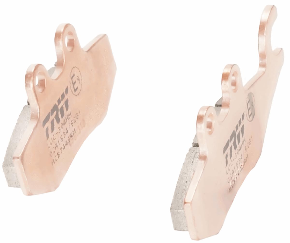 TRW MCB744SRM Sinter Maxi Scooter Juego de Pastillas de Freno para Piaggio Motorcycles Beverly I.E., GT 2004 - Eje delantero, Eje trasero y otras motos