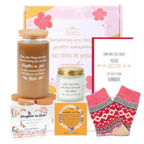 Ithmahco Mothers Day Gifts For Daughter In Law, Best Daughter In Law Mothers Day Gift Basket, Thoughtful Birthday Gift From Mother in Laws