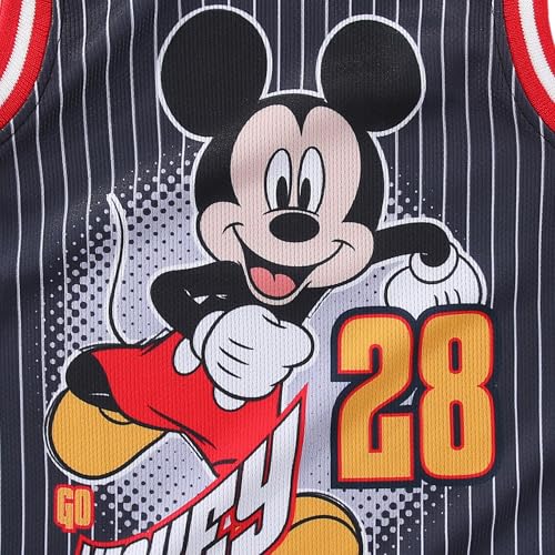 Image of Disney Mickey Mouse Boys Mesh Tank Top and Shorts Set for Toddler and Big Kids
