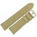 Eulit Canvas Uhrenarmband, 22 mm beige Made in Germany