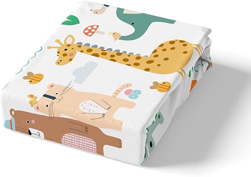 Vista 168 de Feelyou Funda de edredón de perro de dibujos animados, juego de ropa de cama para niños y niñas, perros y flores, funda de edredón con plantas Multi