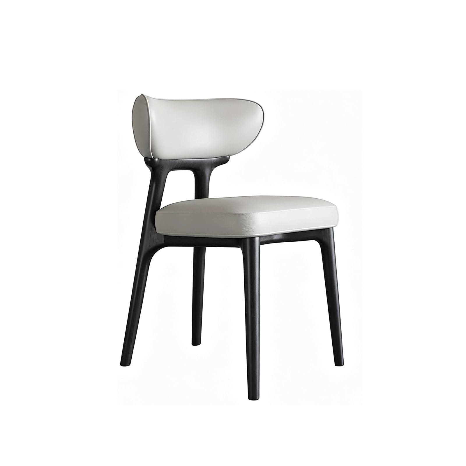 Rieort Modern Dining Chairs Backrest Kitchen Chairs
