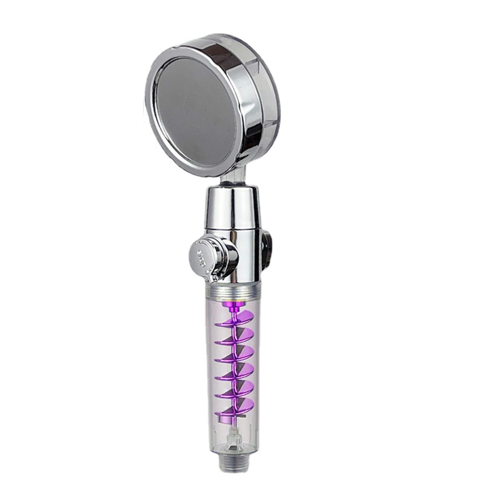 Pommeau de douche haute pression jet turbo pour un moment de relaxation quotidienne violet