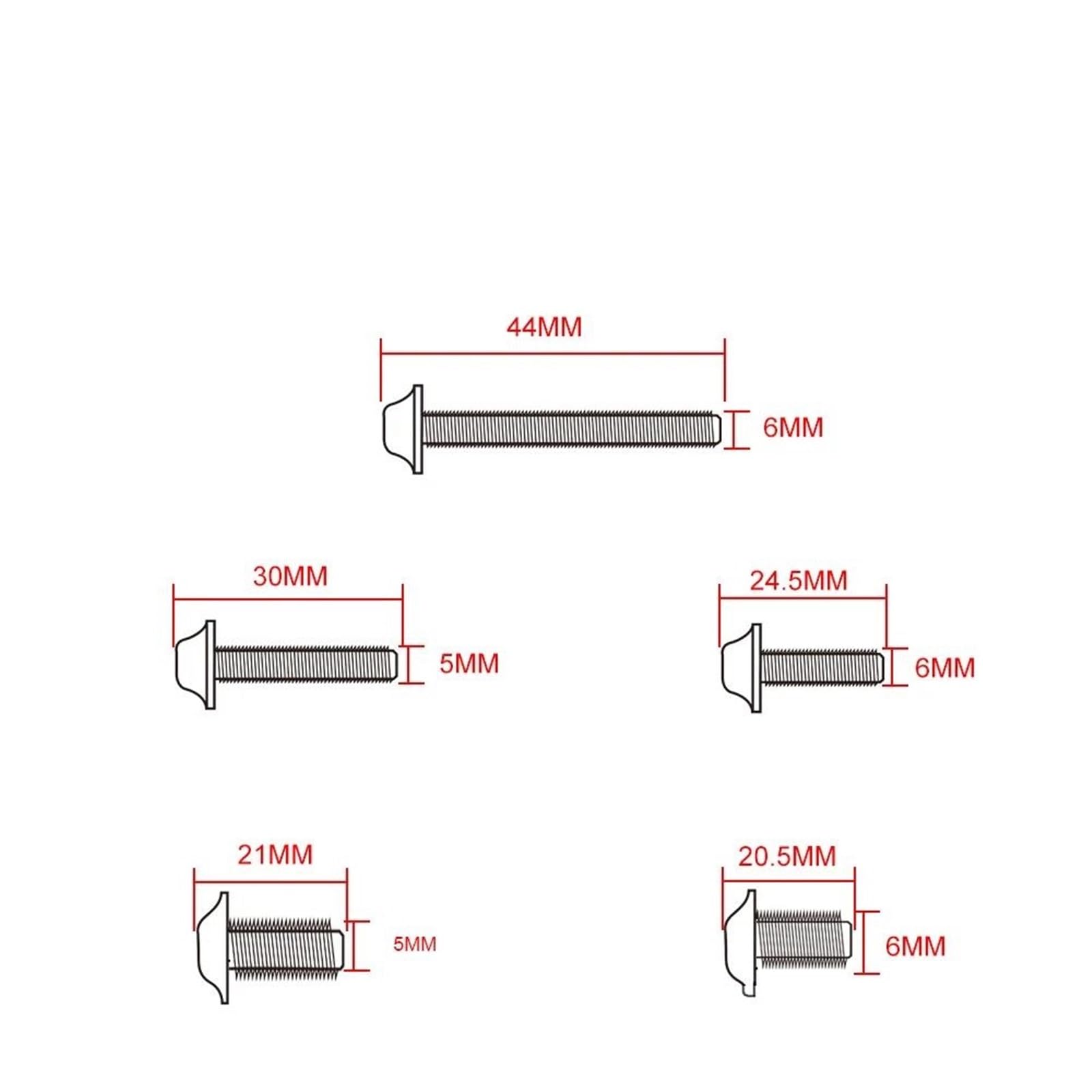 Dadi Clip Kit Di Bulloni Per Carenatura Moto Per Deauville NT700V NT650V NT 700 650 V 650V 700V Assortimento Viti, Rondelle E Dadi Set Viti Fissaggio Moto