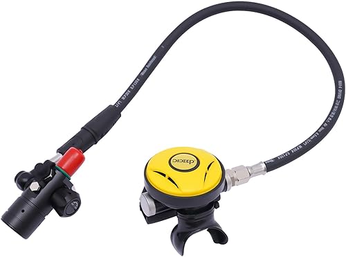 Miniatura 7 de KenSyuInt Mini tanque de buceo cilindro de oxígeno recargable, con tanque de buceo de capacidad de 1 litro con equipo de buceo submarino de 15 a 20