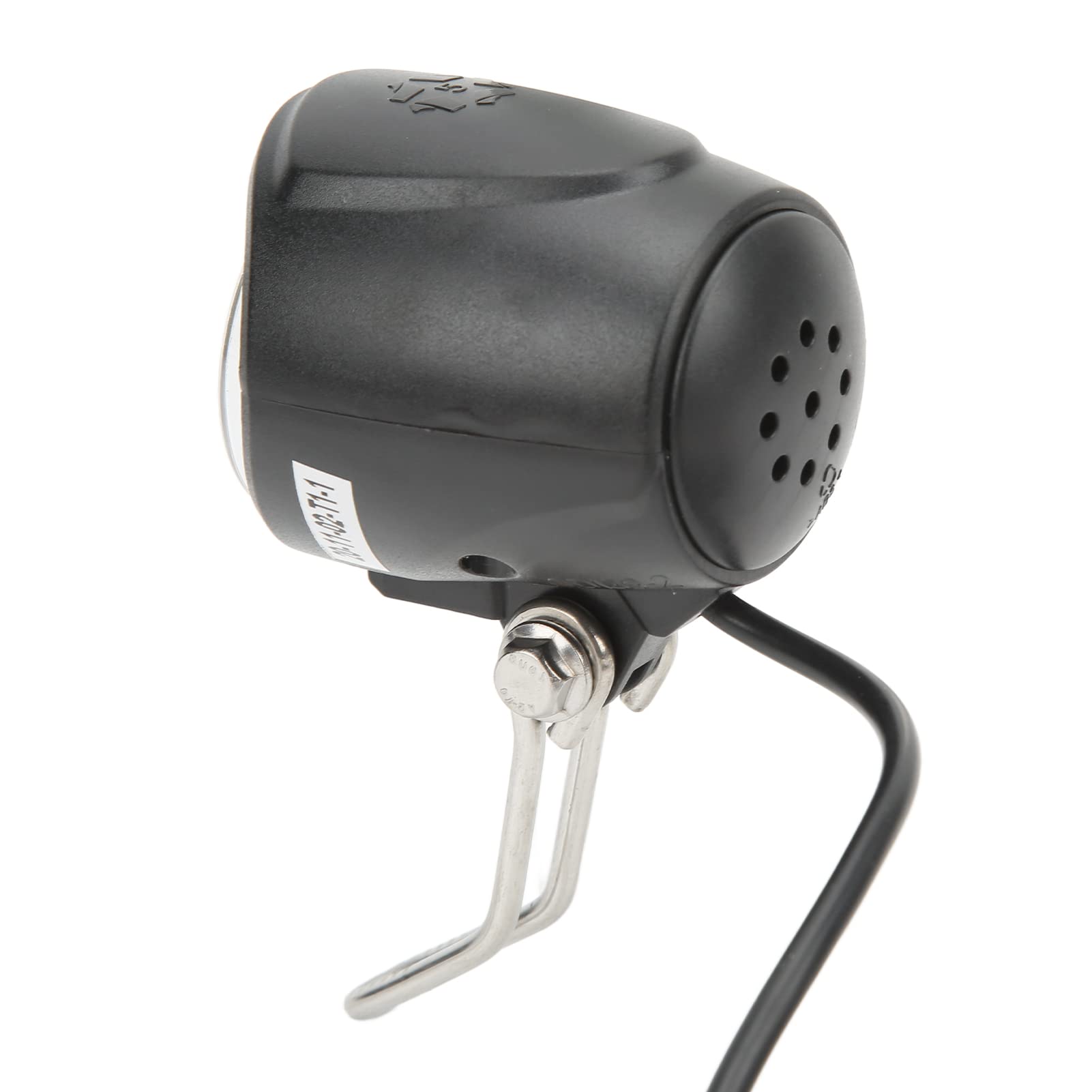 Set Fanali Posteriori per Bici Elettrica, Doppio Interruttore ABS 4 Perline LED Kit Luci di Segnalazione Anteriori Posteriori con Clacson, per Bicicletta Elettrica da Esterno da