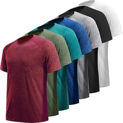 Profectors 5 Pack Men's Athletic Shorts and 7 Pack T Shirts Cover
