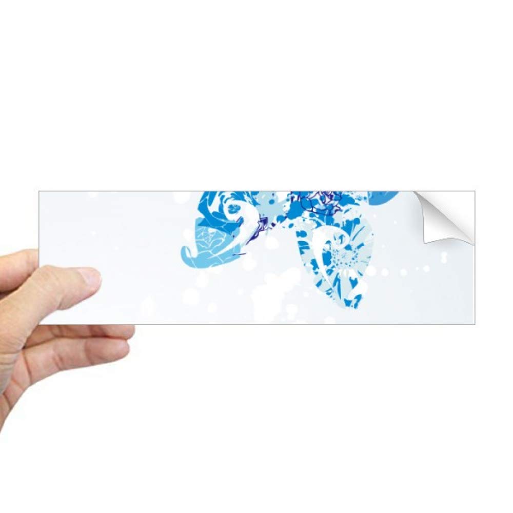 Autocollant papillon bleu pour carnet de voyage et vitres de maison