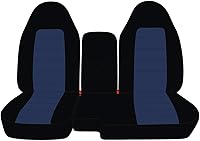Vista 10 de Totally Covers Compatible con fundas de asiento de camión de dos tonos para Ford Ranger/Mazda Serie B 2004-2012 (banco dividido 60/40) con consola