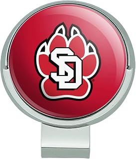 GRAPHICS & MORE South Dakota Primary Logo Golf Hat Clip With Magnetic Ball Marker