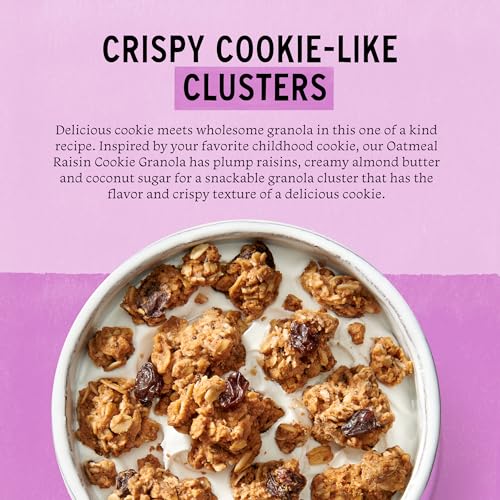 Image of Purely Elizabeth, Cookie Granola, Oatmeal Raisin, 11oz Bag (3 Pack)
