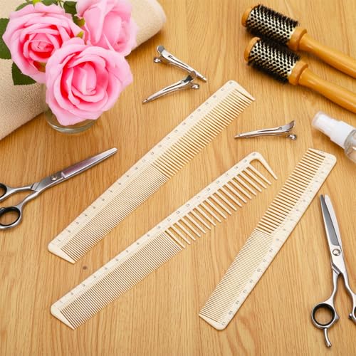 3 Peines para Corte de Cabello con Regla, Set Profesional miniatura 4