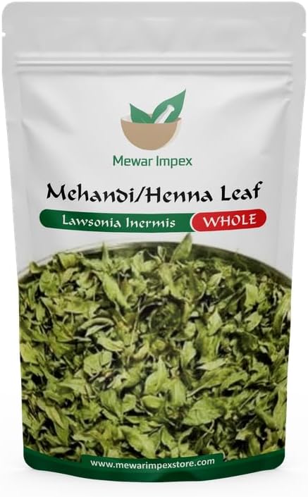 Mehandi Leafs 250 gm, Henna Mehandi Leaves Whole Natural Pure Henna Leaves Organic