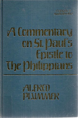 A Commentary on St. Paul's Epistle to the Phili... 0800710991 Book Cover