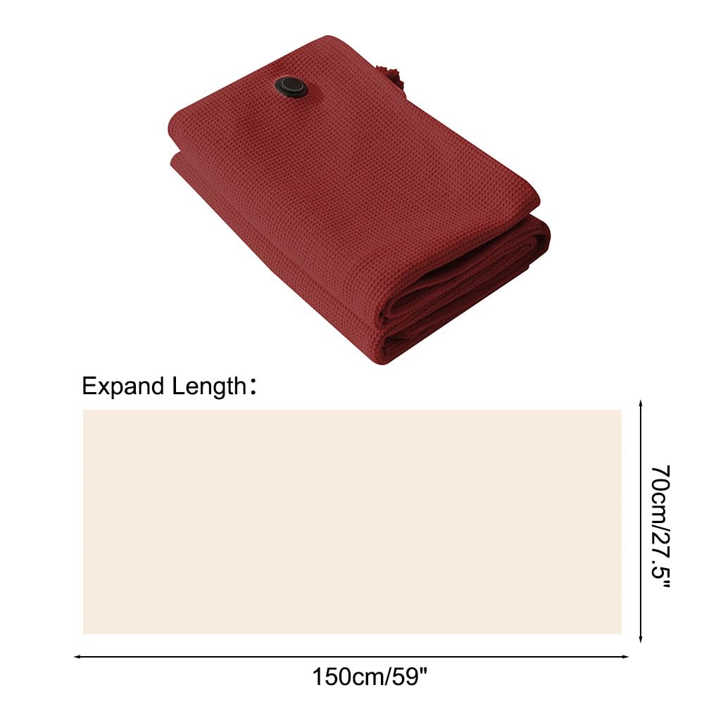 Manta eléctrica USB, bufanda/chal eléctrico inalámbrico de 150 x 70 cm con 3 niveles de temperatura y cierre de cremallera. Ideal para el hogar, viajes y la oficina