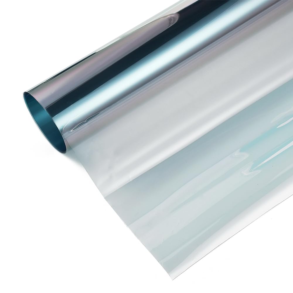 XhuangTech Film teinté pour fenêtre de voiture - 75 % VLT caméléon bleu rose - 99 % anti UV - Rejet de la chaleur - Film solaire teinté pour pare-brise/fenêtre latérale (0,75 x 3 m)