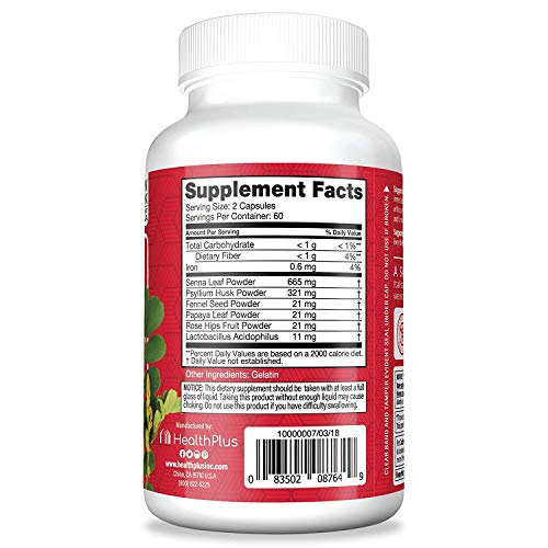 Super Colon Cleanse 500Mg 120 Capsules - Image 3