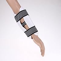 Vista 6 de Taekwondo - Protector de antebrazo para karate Sparring Martial Elbow Arm Protector para adultos, jóvenes, niños