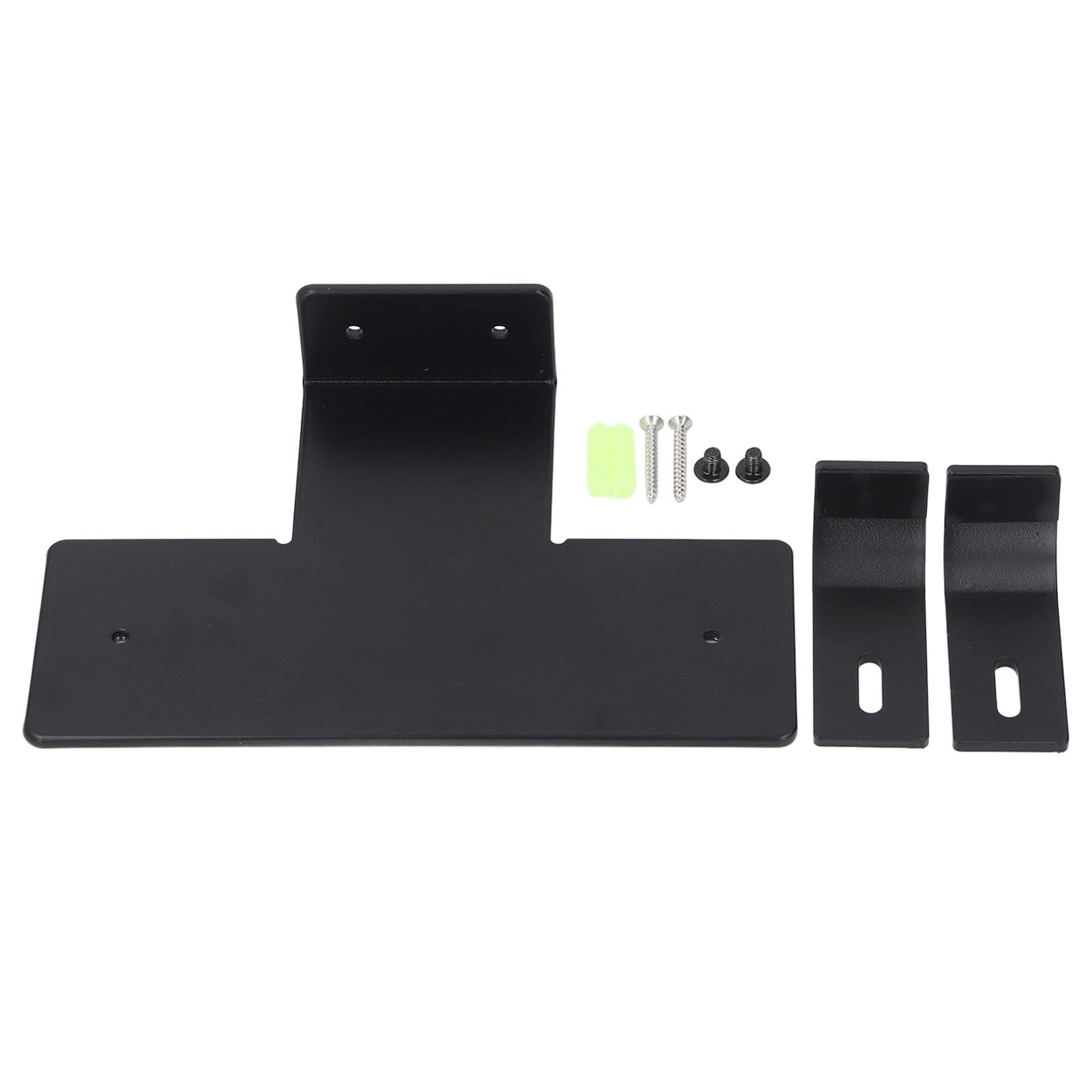 ASHATA Kit di staffe in metallo per altoparlanti da parete, supporto robusto per efficienza dello spazio e scrivania pulita
