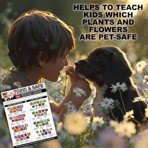 Lista magnética plantas tóxicas para mascotas 8.5x11 pulg miniatura 4