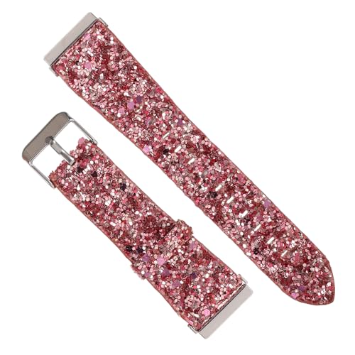 Bracelet de montre scintillant en cuir PU réglable DOITOOL pour un look élégant