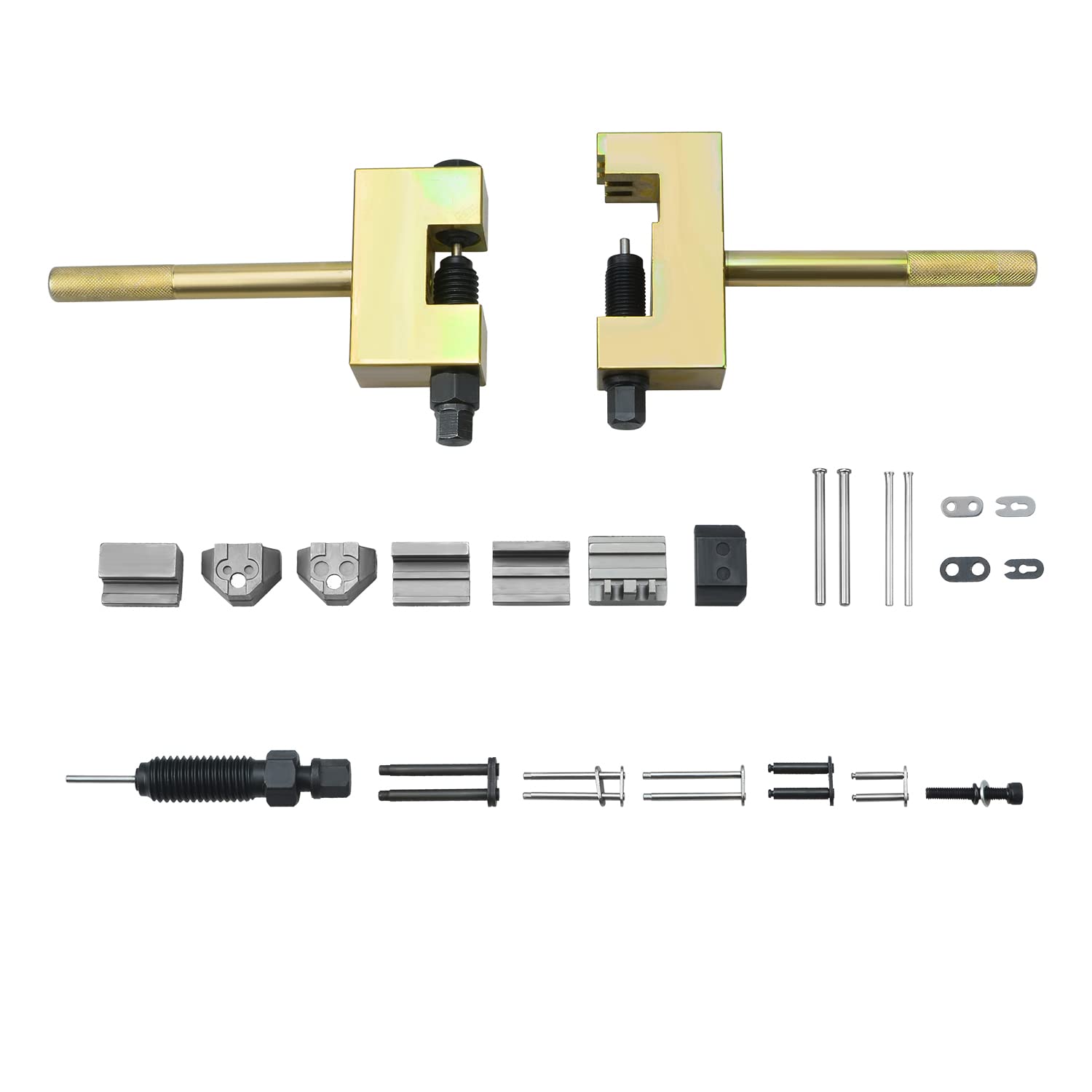 Attrezzo per rivettare Catene di distribuzione del Motore, Kit di Strumenti di Installazione per rimozione Compatibile con Mercedes Benz M271 M272 M273 M274 M276 Motore
