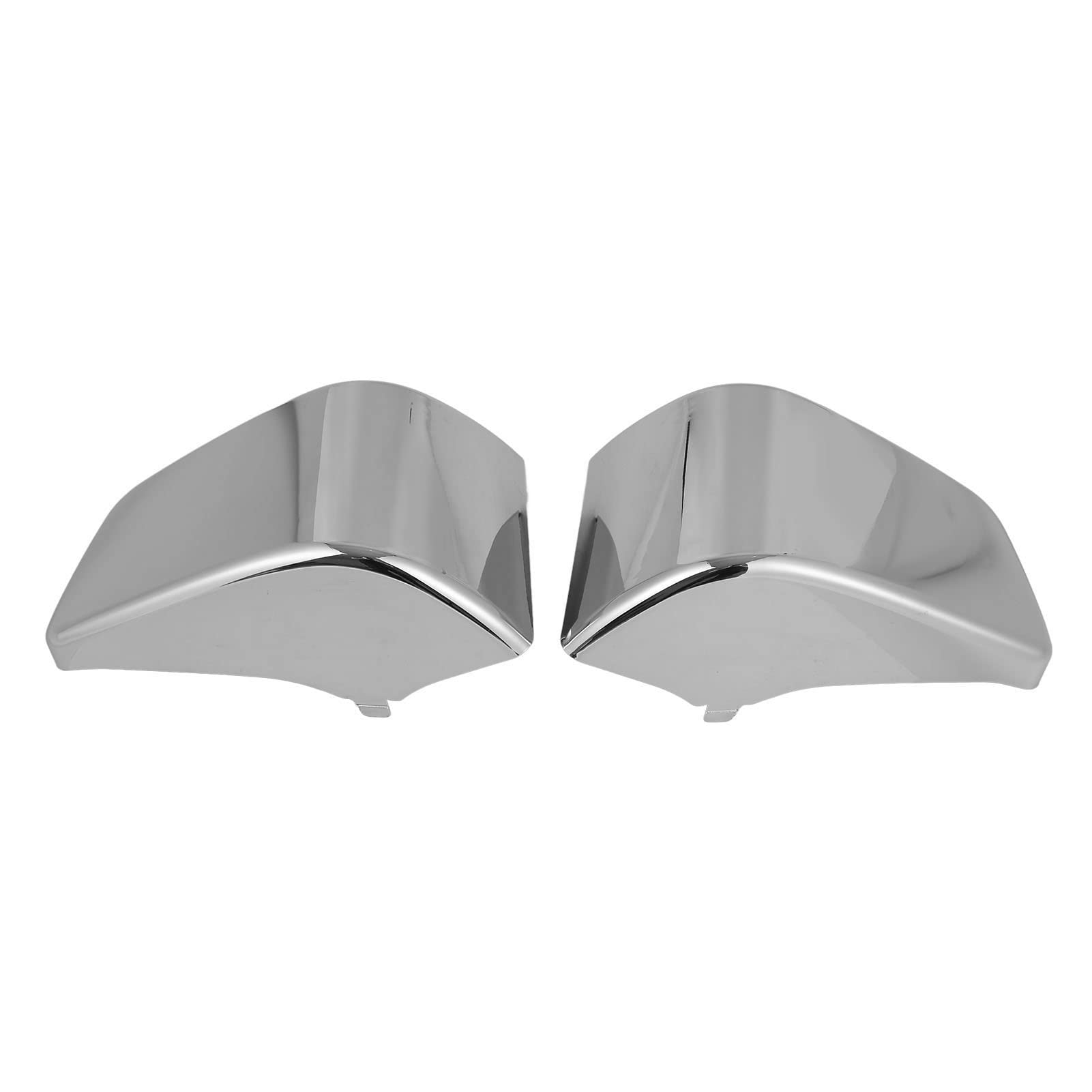 Coperture Carenatura Pannello Laterale Batteria Moto Sinistra Destra, Clip Coperchio Laterale Batteria, Copertura Laterale Batteria Moto per Shadow Ace VT400 VT750 1997‑2003(Argento)