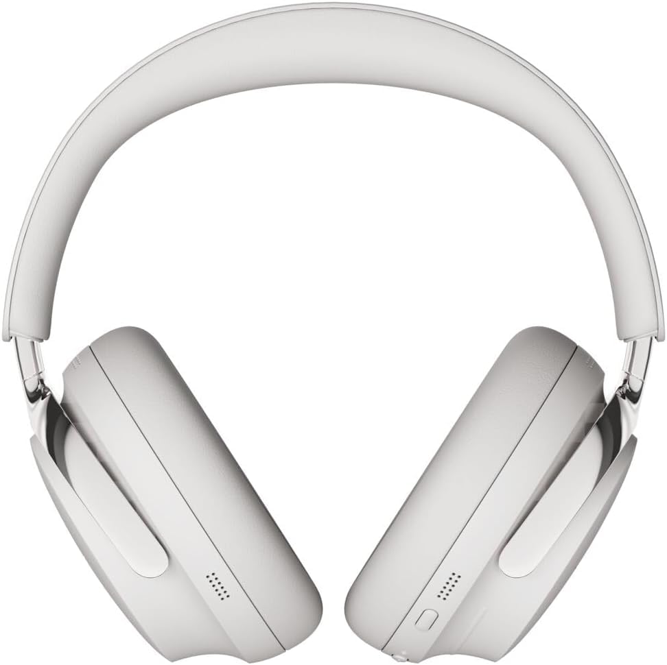 Image of Bose (2nd Gen QuietComfort Ultra Bluetooth Headphones, Wireless Headphones with Spatial Audio, Over Ear Noise Cancelling with Mic, Up to 30 Hours of Play time + 20W Wall Charger (White)