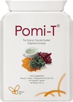 Pomi-T Polyphenol Food Supplement 120 Capsules (Pack of 2 x 60 Capsules)