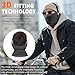YANIKY Winter Neck Warmer Gaiter Ski Face Mask, Breathable Fleece Balaclava Windproof Cold Weather Scarf