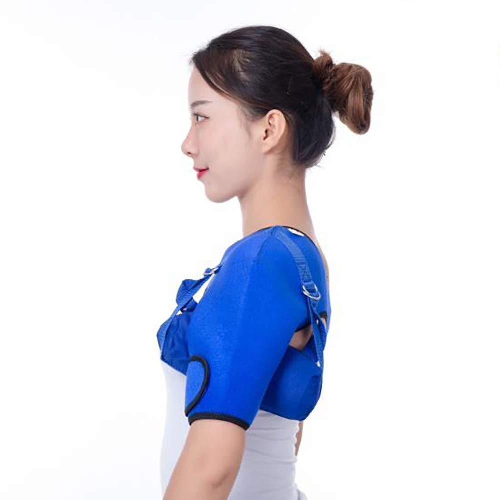Verstellbare Schulterbandage, für Schulterschmerzen und Verletzungen durch Labrumrisse für Männer und Frauen, Verstellbarer Ärmel,Leftshoulder