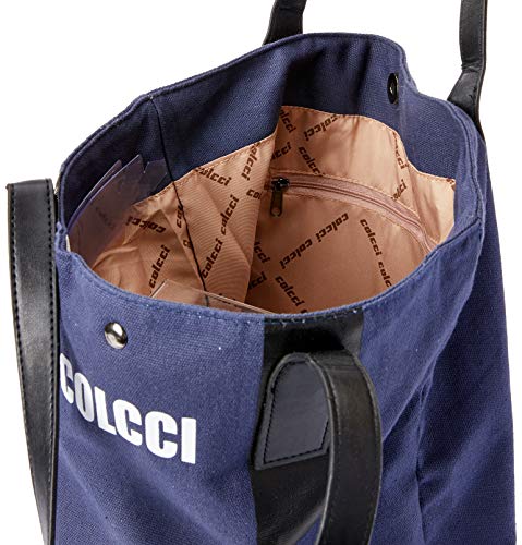 Shopping Bag Feminina, Colcci, Nylon, Marinho, Grande