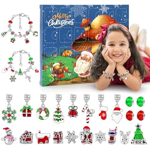 JIJI&CUI DIY Christmas Countdown Calendar for Kids Cover