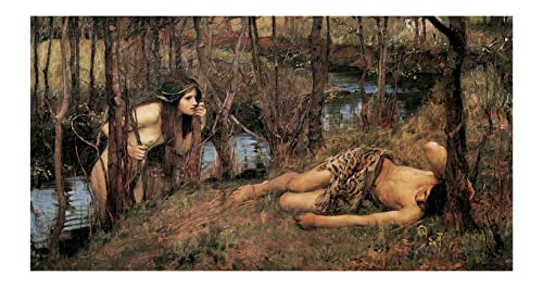 Impression d'art sans cadre Waterhouse pour habiller un grand mur vide de salon