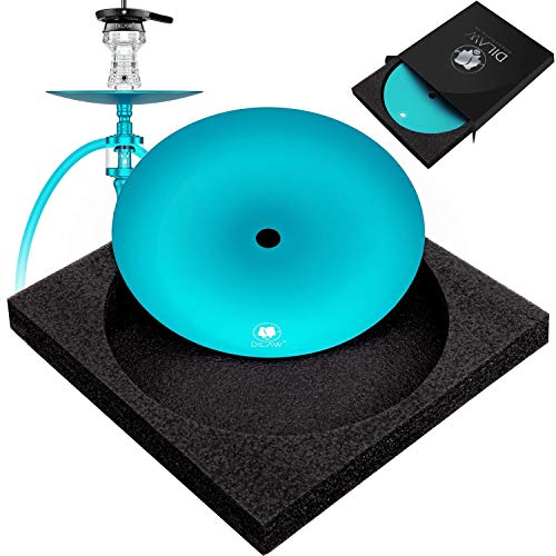 DILAW® Shisha Basic Kohleteller Aluminium | 24cm Big Size | Wasserpfeife Hookah - Zubehör Kohle-Teller | passt…