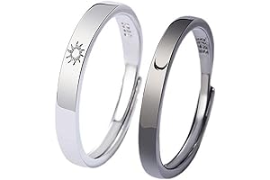 Sun and Moon Couple Rings: Celebrate Valentine's Day with Celestial Love