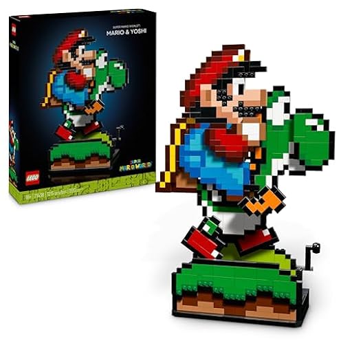 LEGO Super Mario World: Mario y Yoshi Kit de Maquetas para Adultos para Colección de Nintendo, Figuras Pixeladas, Regalo para Hombres y Mujeres, Decoración del Hogar y la Oficina 71438 | Ya disponible en tu tienda friki favorita! En mundofriki.es!