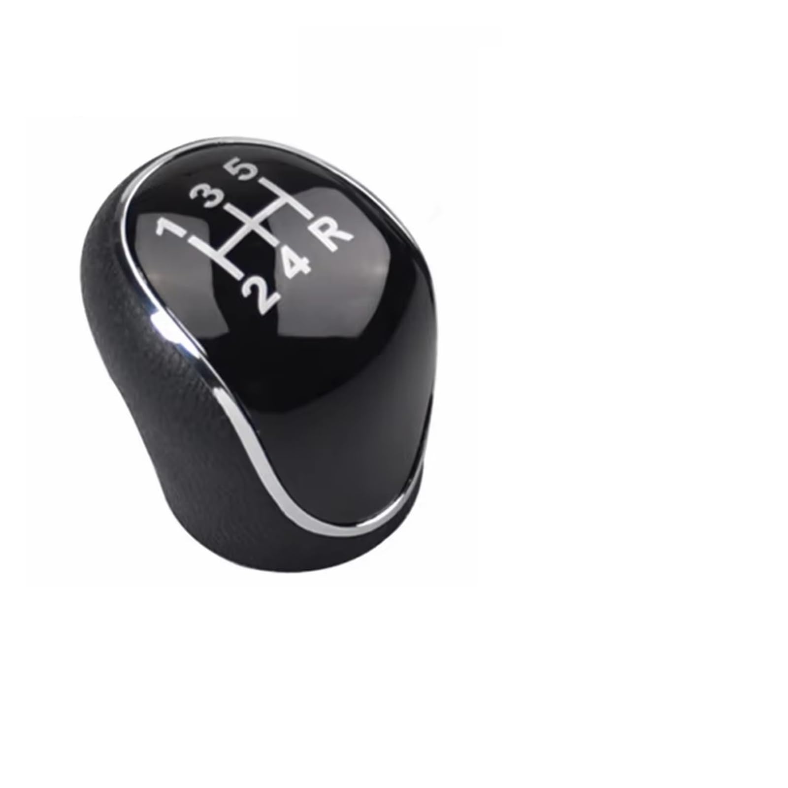 Qwqaab 12345R Black Manual Gear Knob For Hyundai For Ix35 2012-2016 9Mm 5/6 Speed Shifter Lever Manual Gear Shift Knob(12345R Black)