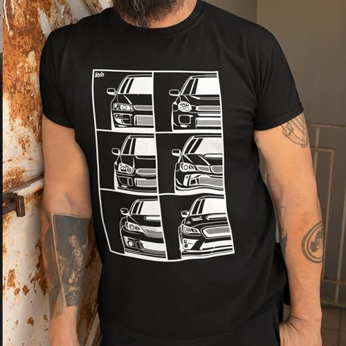 STYLN Subie Generation Cars T-Shirt for Subaru Enthusiasts - Image 3