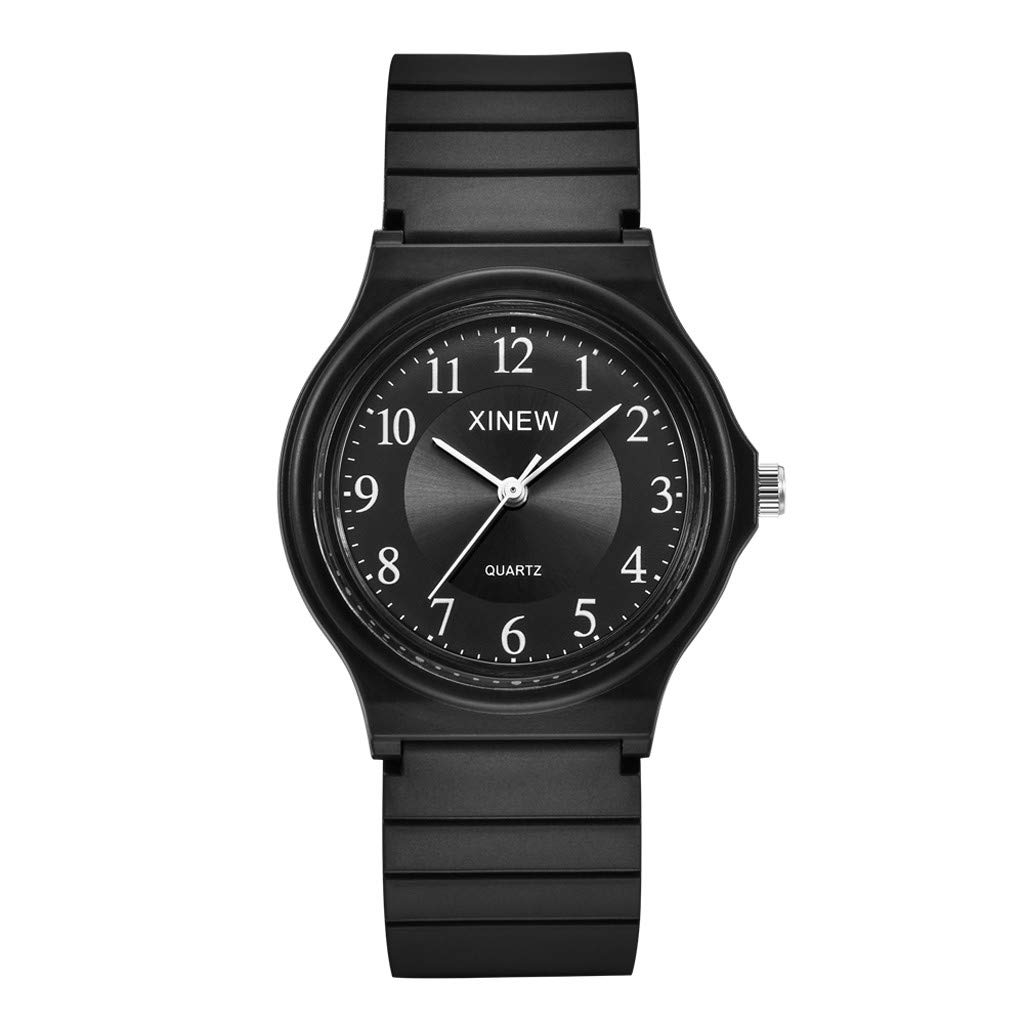 Sports Quartz Silicone Watch Watch Children Analog -Thin Wristwatch Unisex Men's Watch Srpe37