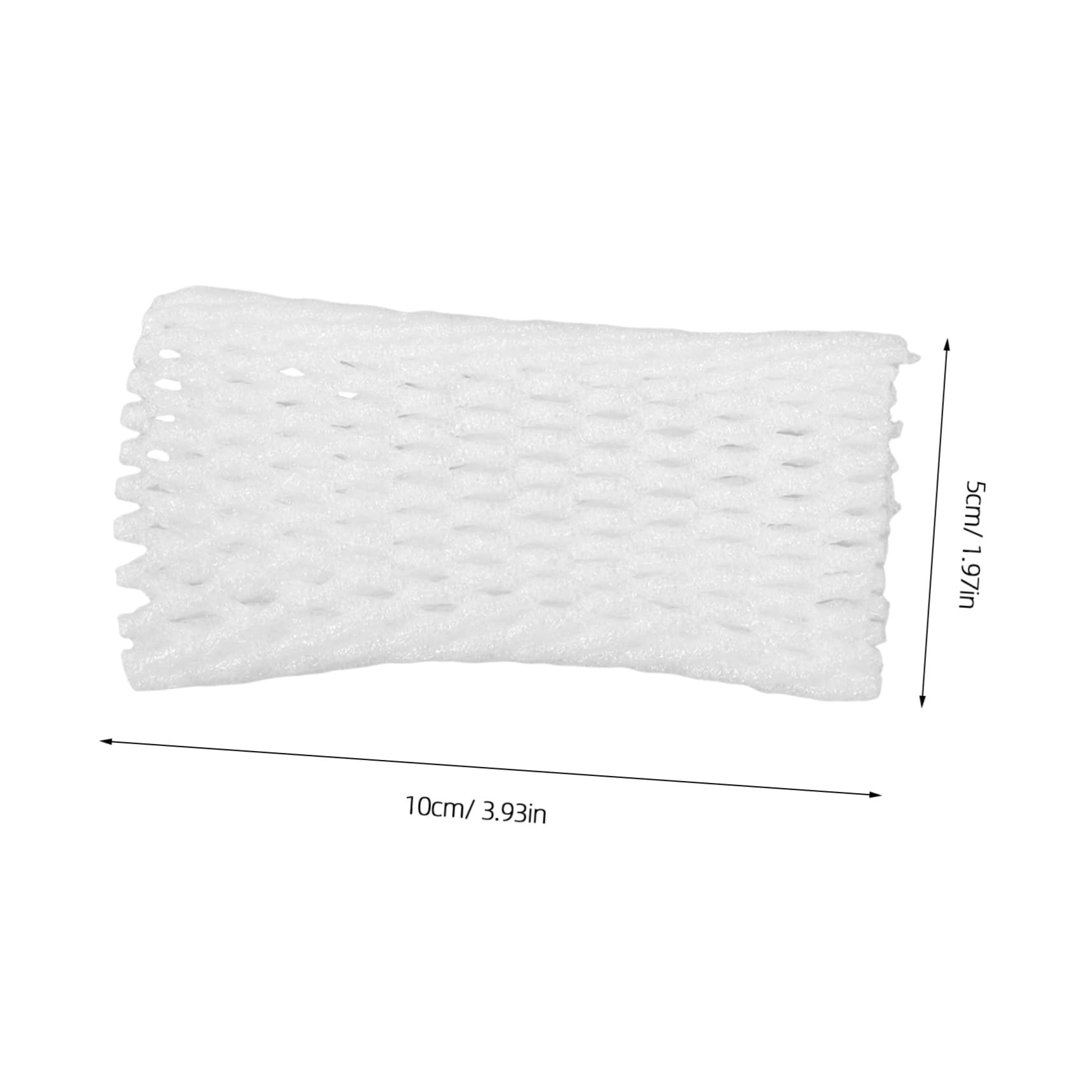 Happyyami Garden Mesh Netting for Fruit and Plant Protection Foam Net Sleeve Cover for Eggs Strawberries and Other Delicate Items