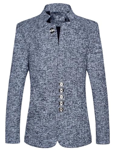 Manteau de smoking luxe blazer homme en tweed fin de lin