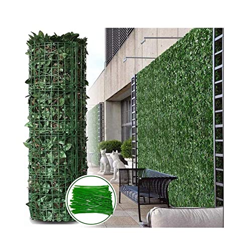 Seto Artificial EIYCY Pantalla de Cerca de privacidad de Hiedra Artificial seto Artificial Plantas cañizo Jardin ocultacion Jardin Vertical...