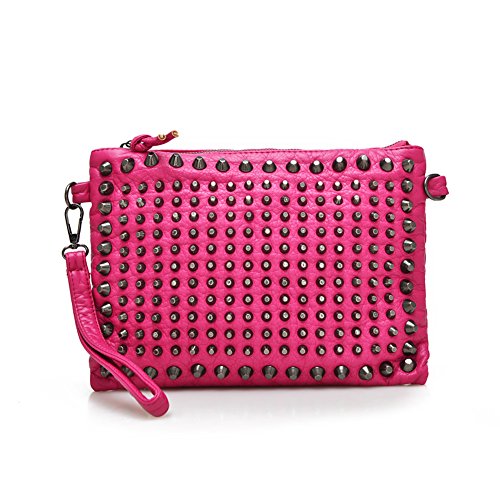 Sac de messager grand format pour le bureau et les sorties en cuir souple riveté