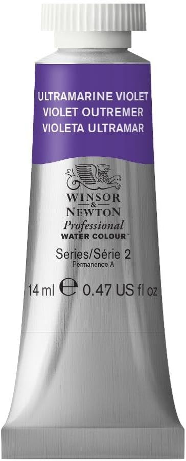 Winsor & Newton Professional Watercolor, 14ml (0.47-oz) Tube, Ultramarine Violet