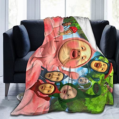 こびとづかん 毛布 ブランケット 掛け毛布 大判 人気 多機能 軽量 抗菌防臭 静電防止 柔らかい 暖かい 四季兼用 40"X30"のサムネイル